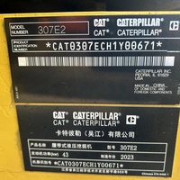 Mini-excavatrice hydraulique Caterpillar d'origine CAT307 CAT306 CAT305.5 CAT308 à vendre lors d'une vente aux enchères locale au Japon