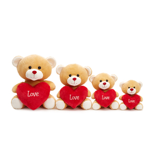 ตุ๊กตาหมีน้อยสีฟ้าอ่อนน่ารัก พร้อมหมอนรูปหัวใจสีชมพู ของขวัญวันแม่ที่สมบูรณ์แบบสำหรับคุณแม่ - Product Image 5
