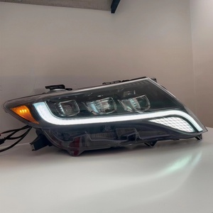 ไฟหน้าโปรเจคเตอร์ LED สำหรับ Toyota Venza ปี 2009 2010 2011 2012 2013 2014 2015  ตัวเรือนสีดำ เลนส์ใส คู่หนึ่ง - Product Image 3