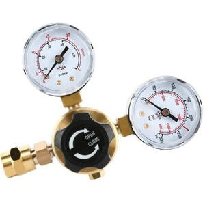 New Argon CO2 Regulator with Hose for <b>Gas</b> Welding Gauges on <b>MIG</b> <b>Welders</b> CGA580 - Product Image 3
