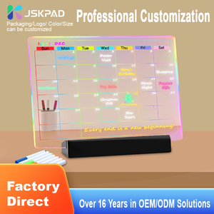 Nhà Máy Trực Tiếp Tốt Nhất Người Bán Tùy Chỉnh 20X30Cm Văn Phòng Di Động Bàn LED Ánh Sáng up Khô Xóa Hội Đồng Quản Trị - Product Image 2