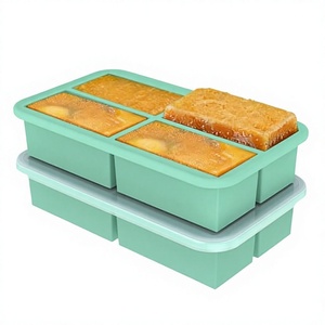 CH12 Machine à glace manuelle en silicone souple et écologique, capacité 400 ml, sans alimentation électrique, lavage à la main uniquement, poignée blanche et marron - Product Image 3
