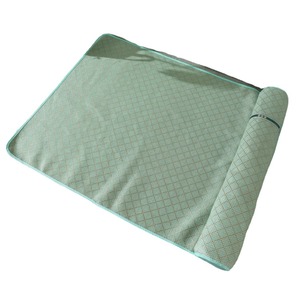 Dog Cooling <b>Mat</b> Rectangle XL 80x65cm Rattan Weaving Geometric Pattern Summer Pet Bed For <b>Large</b> Dogs Golden Retriever - Product Image 1
