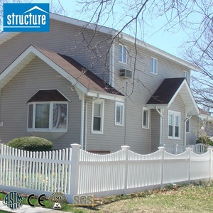 Hàng Rào Ngôi Sao Di Động Mới Hàng Rào Nhựa Vinyl Pcv Sân Chơi Sân Vườn Nhỏ Màu Trắng - Product Image 4