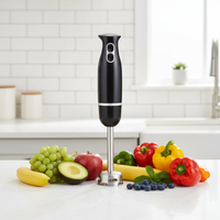 Mixeur Plongeant Électrique Batteur Fouet Fouetteur d'Œufs Mixeur Plongeant pour Cuisine et Aliments pour Bébé en Plastique 400W