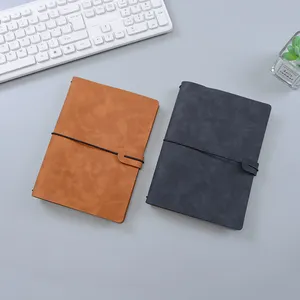 Buku harian hadiah menyesuaikan Logo Notebook Mini buku catatan kelas atas kulit sapi sampul jurnal agenda kertas Notepad