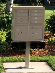 Appartement extérieur en acier inoxydable colis lettre 8 <span class=keywords><strong>portes</strong></span> boîte Mailboxe - Product Image 5