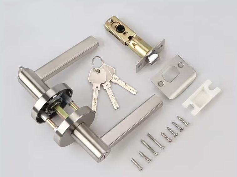 argent brossé avec clé