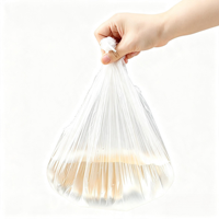 Housse de protection transparente, élastique, jetable, imperméable et multifonctionnelle en PE pour plateau, idéale pour la conservation des aliments dans les restaurants