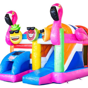 <span class=keywords><strong>บ้าน</strong></span>ลมเป่าลมรูปนกฟลามิงโกพร้อมสไลเดอร์ <span class=keywords><strong>บ้าน</strong></span>เด้งลมเป่าลมพร้อมสไลเดอร์ สไลเดอร์เป่าลมเชิงพาณิชย์สำหรับเช่า - Product Image 1