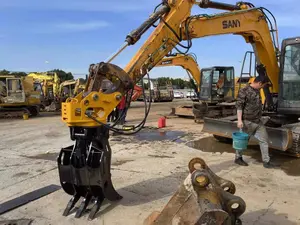 Weixiang Hot Koop Oem Ce/Iso 9001 China Fabriek Prijs Nieuwe Mini Kubota Graafmachine Gehechtheid Hydraulische Roterende Houtgrijper - Product Image 6