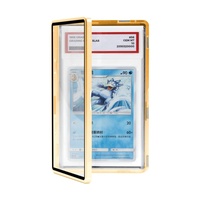 <strong>Best</strong> <strong>Selling</strong> Aluminum Magnetic <strong>Slab</strong> <strong>Protector</strong> Tempered Glass Graded Card Showcase for <strong>Slab</strong>