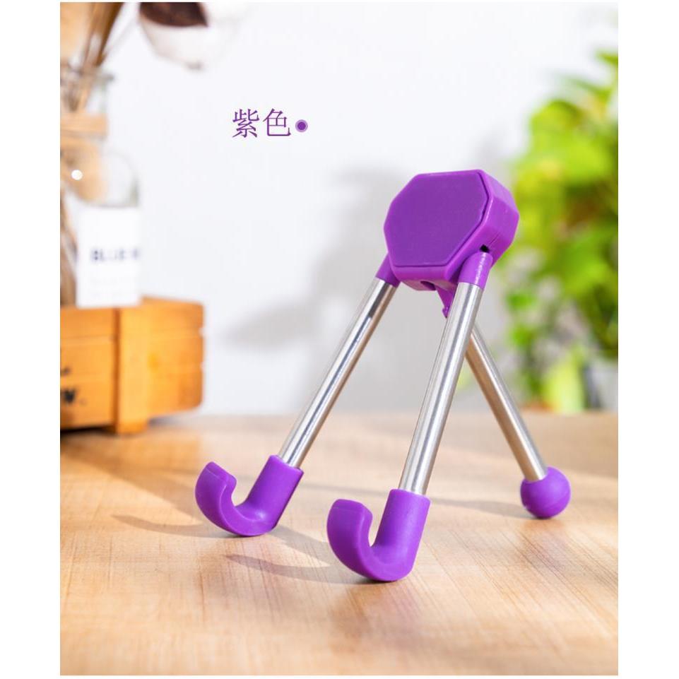 Purple Tripod Phone Stand