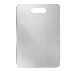 304 Roestvrijstalen Snijplank, Dubbelzijdige Snijplank Voor Keukenvoedselkwaliteit, Roestbestendig, Hygiënisch - Product Image 3