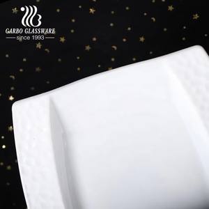 أدوات مائدة من زجاج الأوبال، طبق أو صحن زجاجي مقاوم للحرارة بتصميم بوهيمي منقوش للحفلات - Product Image 3