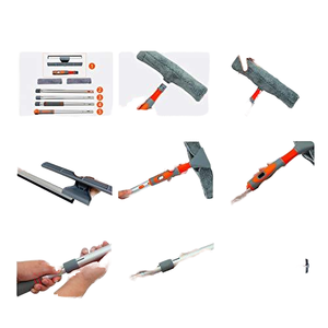 Raclette de fenêtre pour outil de nettoyage de fenêtre à domicile Kit de lavage de fenêtre avec rallonge de nettoyage de douche en verre - Product Image 3