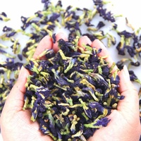 Fleur de pois papillon bleue séchée, herbes, thé santé, recettes, colorant alimentaire, antioxydants, anti-âge