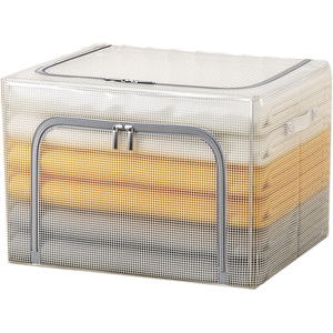 Clear Outdoor Camping Container Box Foldable Car Collapsible Transparent Multifunctional Folding Clothes PVC Storage Box <b>Bin</b> OEM - Product Image 1