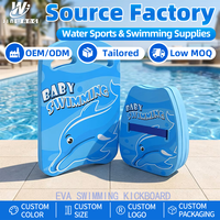 JW-012 En stock Planche de natation pour enfant débutant 3+ ans avec base standard en EVA et poignées flottantes pour une utilisation en piscine