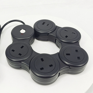 Đồ nội thất Ổ cắm điện có thể thay đổi hình dạng thời trang ổ cắm được xây dựng trong USB Type-C USB một máy tính để bàn Ổ cắm điện dải - Product Image 5