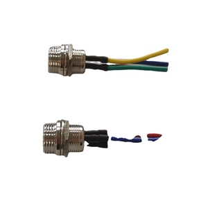 Connecteur circulaire Xunlian GX12, prise mâle 3 pôles, diamètre 12 mm, pour applications de câblage électrique - Product Image 1