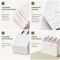 Fabricant de sacs en papier carton blanc, fournisseur en gros de sacs cadeaux personnalisés pour le commerce de détail et l'emballage professionnel