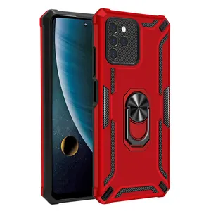 Kickstand Combo Holder Car Mount Phone Case <span class=keywords><strong>para</strong></span> <span class=keywords><strong>ZTE</strong></span> <span class=keywords><strong>Blade</strong></span> <span class=keywords><strong>A51</strong></span> A71 A53 A54 Fundas a prueba de golpes - Product Image 1