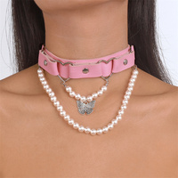 Punk Sexy clavicule collier collier Cosplay Goth bijoux femmes doux Cool Y2K métal gland tour de cou