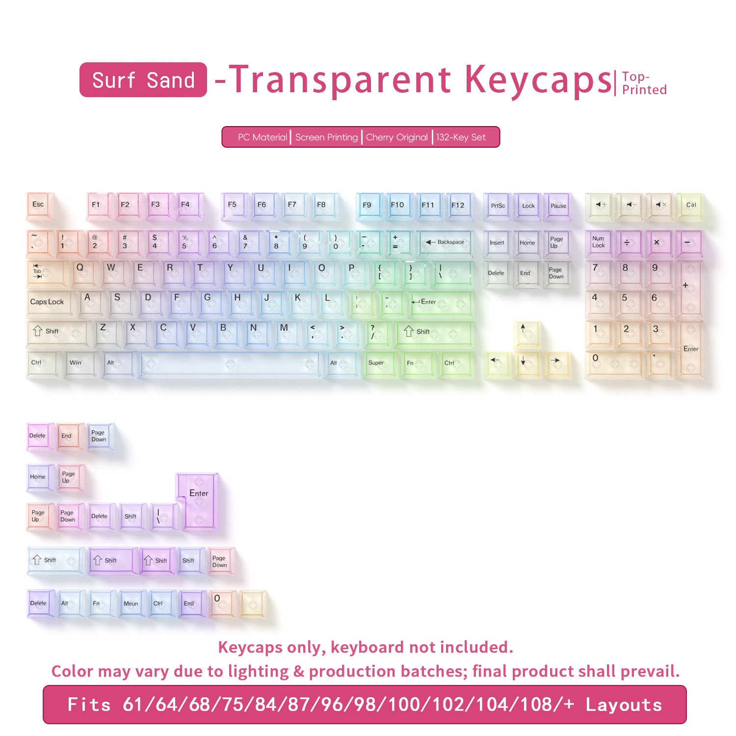 T-YC Waves Chasing Sand Front-Printed