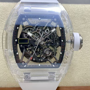 Reloj mecánico automático deportivo para hombre, de diseño de alta gama, transparente, con esfera luminosa, caja de zafiro y estilo elegante. - Product Image 1