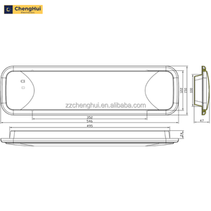 Chenghui Auto Part EC42 <span class=keywords><strong>Bus</strong></span> Coach LED Lámpara de techo interior Personalización de fábrica original Pantalla de autobús - Product Image 5