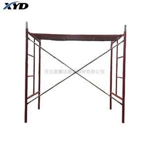 Set completo di ponteggi in acciaio per impieghi gravosi con ringhiera di protezione e morsetti per la costruzione di edifici a più piani - Product Image 4