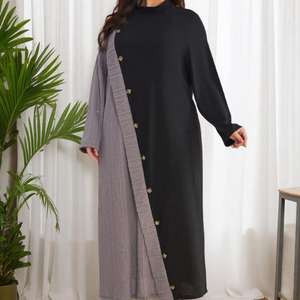 Nouvelle robe Abaya tendance à motifs tendance pour femmes musulmanes, robe décontractée pour tous les jours, tissu de haute qualité, modeste - Product Image 4