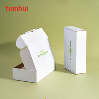 Tianhui personnalisable carton de papier ondulé pliable Kraft boîte postale autobloquante boîte postale