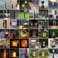 Lampadaire de jardin Senzhao à LED IP65, éclairage extérieur étanche, lampe de pelouse lumineuse, design énergétique