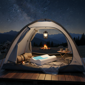 Oreiller en gel viscoélastique rafraîchissant Varol Lunara 60x40x14, confortable et offrant un soutien optimal pour un sommeil réparateur - Product Image 3