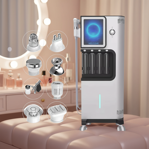 8 in 1 Super Bubble Hydro Aqua Multifunction Oxygen Jet Peel Facial Machine with UK Plug - Product Image 1