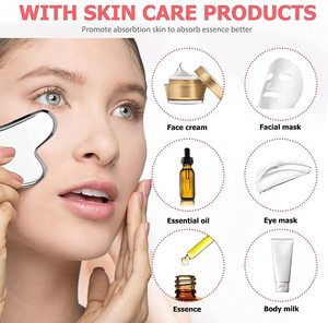 Edelstahl-Guasha-Metallschaber, Körper-<span class=keywords><strong>Gua</strong></span>-<span class=keywords><strong>Sha</strong></span>-Brett, Massage-Werkzeug, Gesichts-, Nacken- und Rückenschaber, Neuheiten-Geschenke - Product Image 3