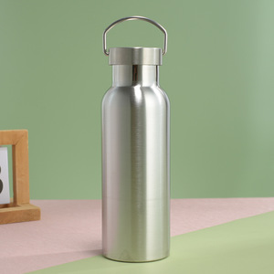 Custom Logo Sports Travel Stainless Steel 500ml Vacuum Insulated Tumbler Wide Mouth Metal With Handle Lid - Product Image 3