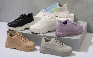 Scarpe da ginnastica da donna <span class=keywords><strong>con</strong></span> plateau alla moda in pelle bianca da donna Casual da papà scarpe comode da passeggio <span class=keywords><strong>con</strong></span> <span class=keywords><strong>zeppa</strong></span> - Product Image 6