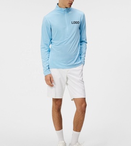 Mens Performance Golf Pullover <strong>Man</strong> 1/4 Zipper Quater Zip Golf Hoodie Quick Dry Light Weight Athletic Fitness Gym Shirts - Product Image 4