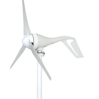 Générateur éolien de surveillance de lampadaires 100W, système d'éclairage complémentaire éolien-solaire à énergie nouvelle 12V/24V/48V, fibre de nylon, sans