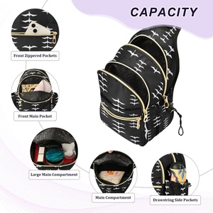 Bolso Bandolera Pequeño de Poliéster con Estampado Personalizado de Aves Iwa Hawaianas, Mini Bolso de Pecho para Hombre - Product Image 4