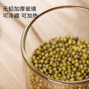 Glass Storage Jar 65x100mm Flat Bottom With Cork Stopper Thick Wall Seal For Candy Storage - Product Image 2