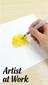 Kit de voyage <span class=keywords><strong>aquarelle</strong></span> Premium 12/24 couleurs, ensemble de peinture solide demi-palettes pour artiste, pinceau, papier, boîte cadeau en métal 3 ml - Product Image 5