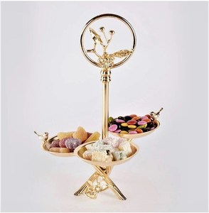 ที่วางกลางโต๊ะชามโลหะสำหรับการตกแต่งภายในบ้านที่หรูหรา - Product Image 4