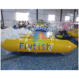 Waterspel Springkussens 4 Personen Water Schreeuwen Opblaasbare Vliegende Vis Bananenboot Voor Kinderen Volwassenen - Product Image 4