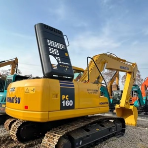 Excavatrice Komatsu PC160 d'occasion, d'origine japonaise, excavatrices Komatsu 220 d'occasion, modèles PC 120, 130, 160, 220 disponibles - Product Image 1