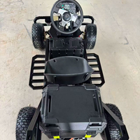 Go-Kart Eléctrico de Alta Velocidad de 65 km/h con Ruedas de Acero de 7 Pulgadas, Marcha Atrás, Go-Kart Eléctrico con Derrape, Viaja por Pendientes Pronunciadas de 45 Grados °
