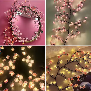 Offre Spéciale fleur de cerisier saule Light144leds <span class=keywords><strong>Branches</strong></span> lumière chambre décor décor de noël intérieur arbre artificiel lumière fête cadeaux - Product Image 6